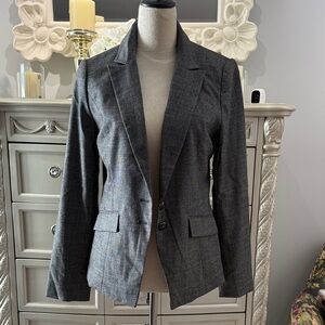 WHBM Size 8 Women's Gray Blazer